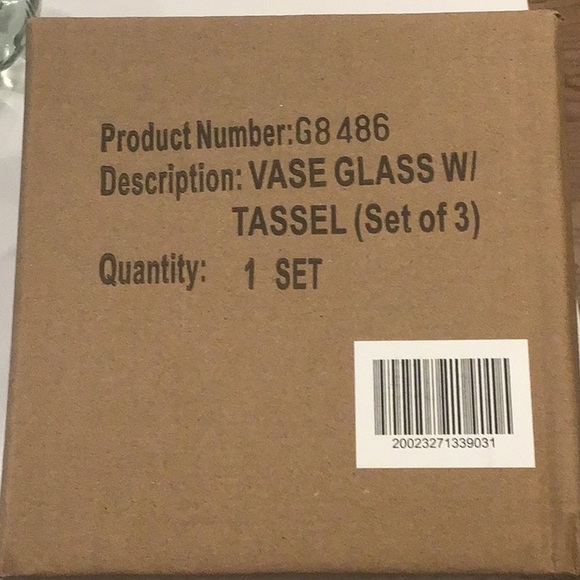 Sea-Blue Glass Bud Vase Trio, 5”H & 4.5”H Coastal Decor - Picture 5 of 7